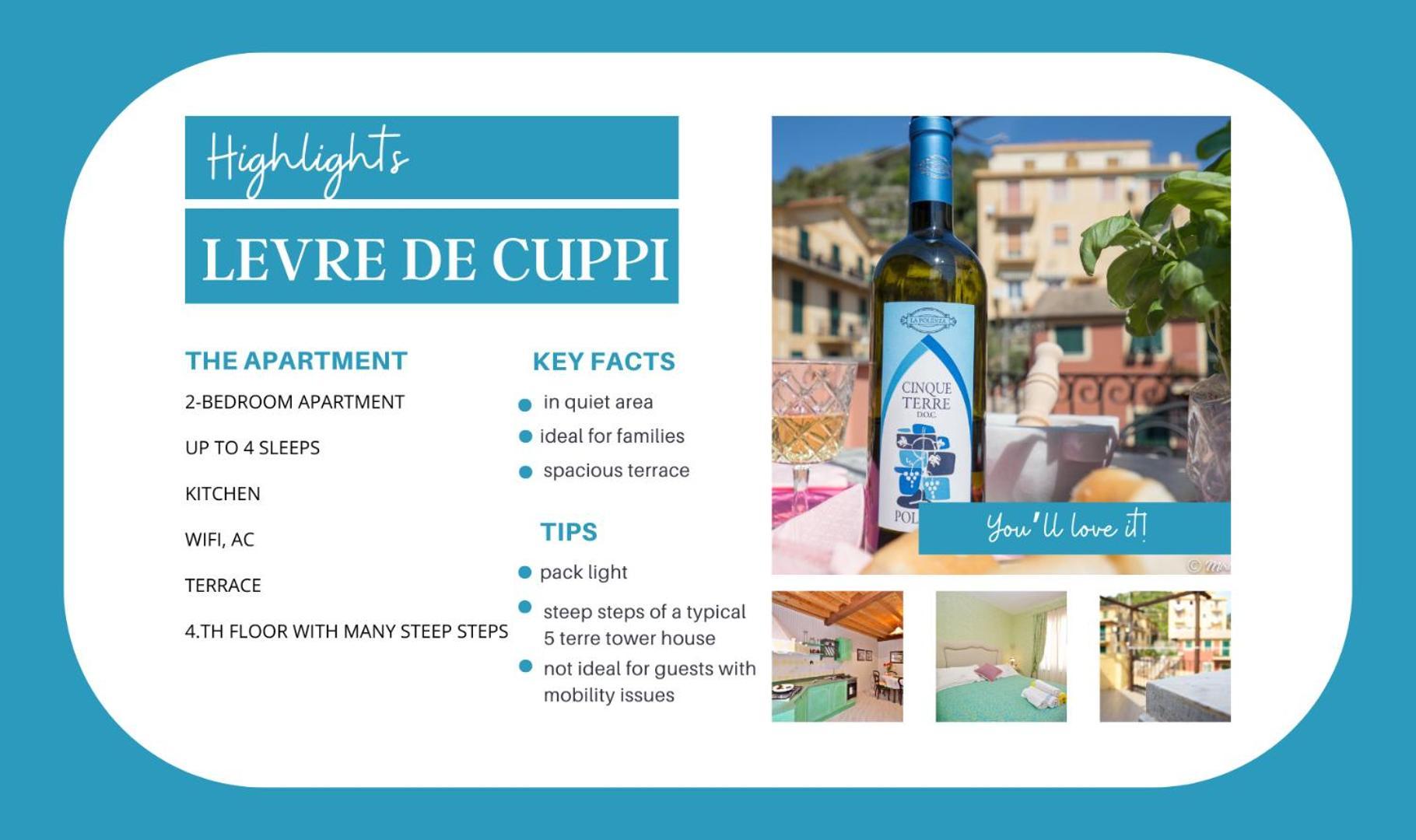Levre De Cuppi Apartamento Monterosso al Mare Exterior foto